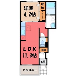 ブリーズ Aの物件間取画像